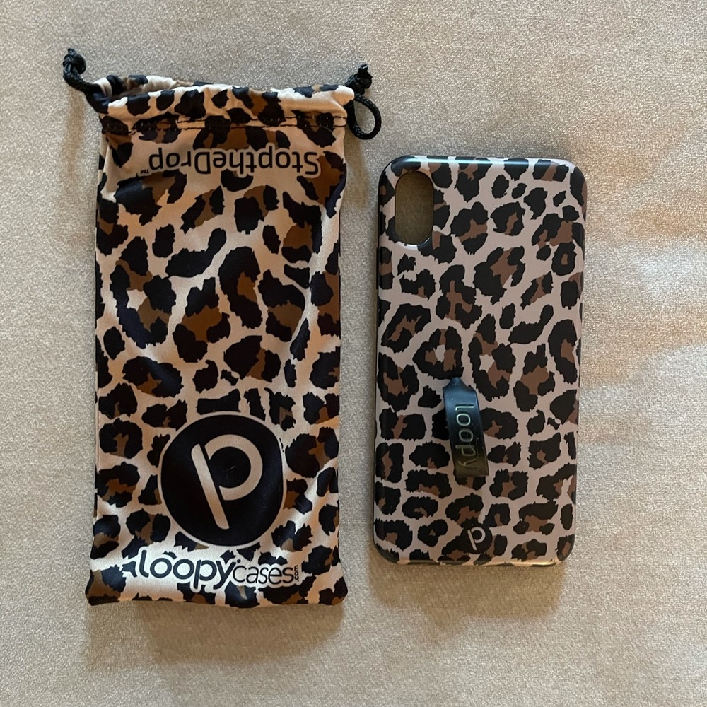 Leopard Loopy case for iPhone XS Max